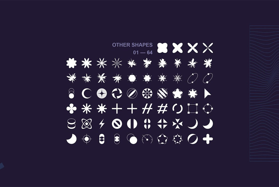 Abstract Geometric Shapes Pack 8