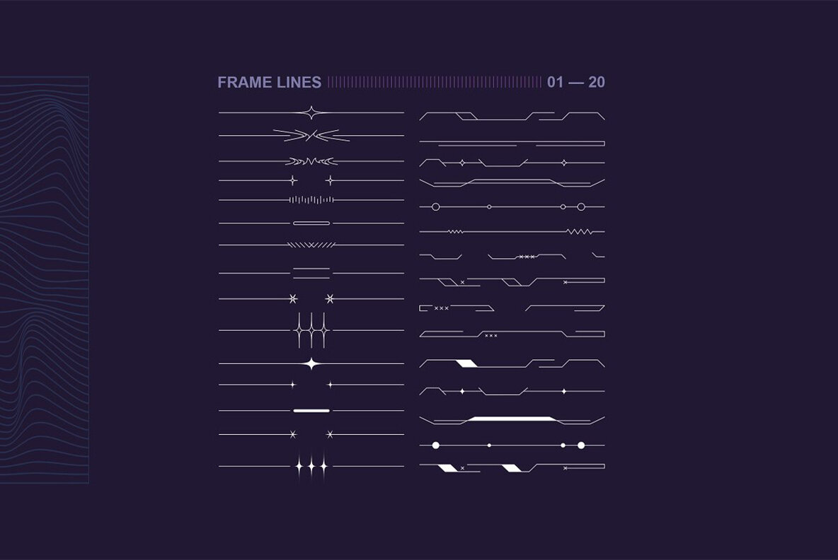 Abstract Geometric Shapes Pack 9