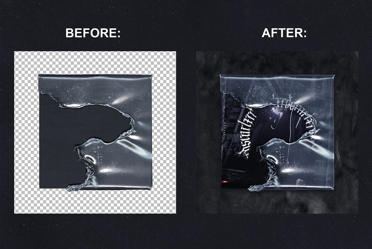 Fused Plastic Bag Mockup Pack 4