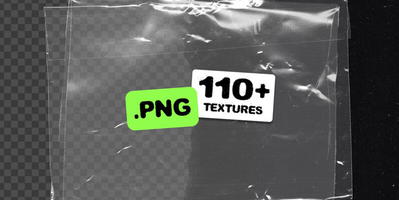 Plastic Bag Wrap PNG Texture Pack