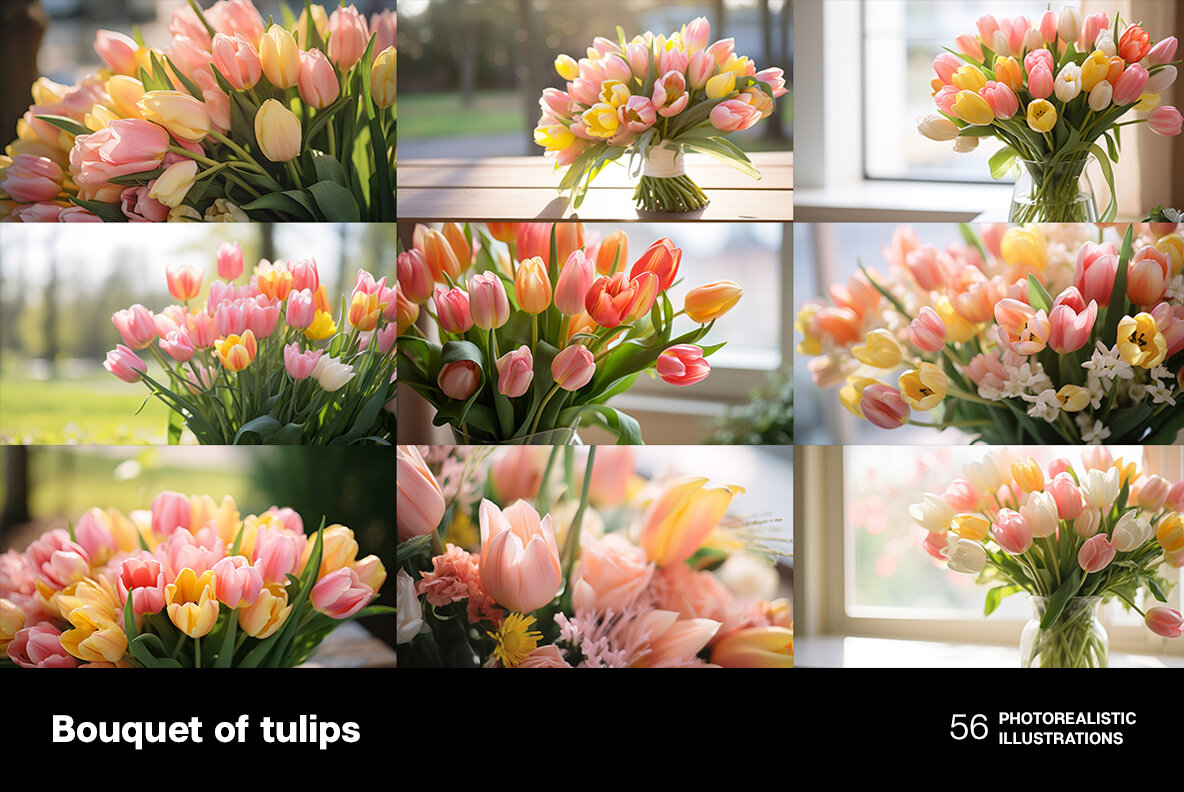 Bouquet of Tulips 6