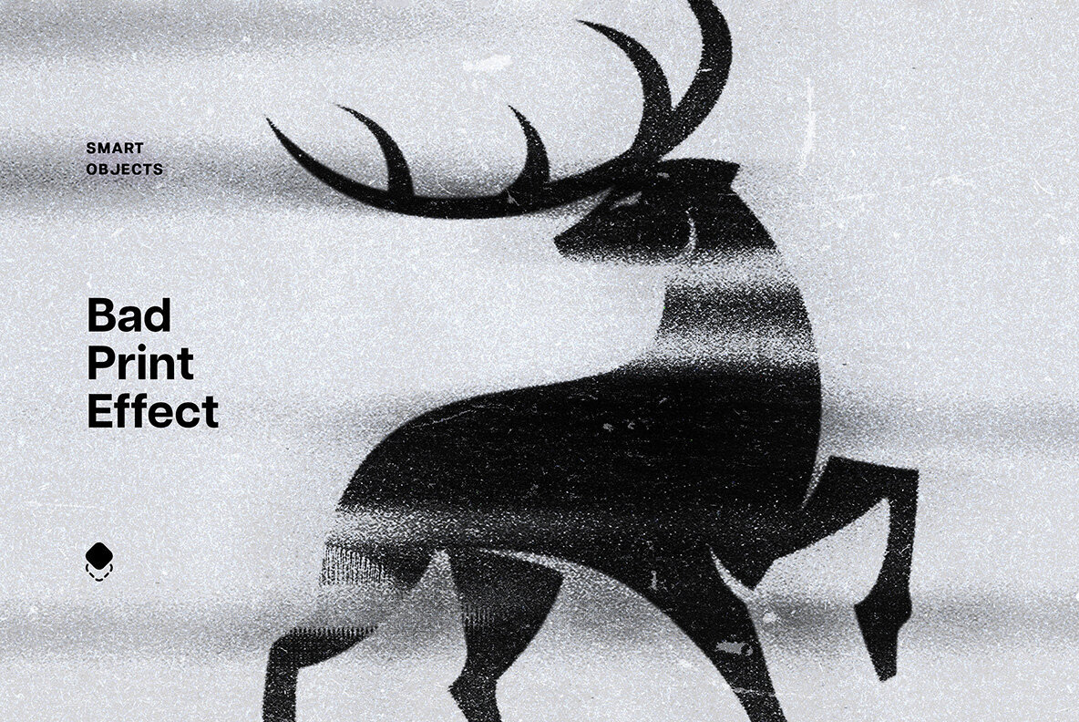 Bad Print Text   Logo Effect 1