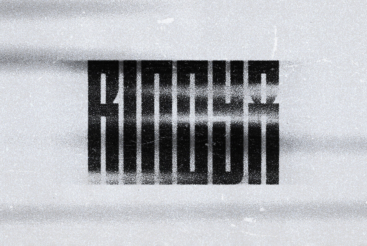 Bad Print Text   Logo Effect 2