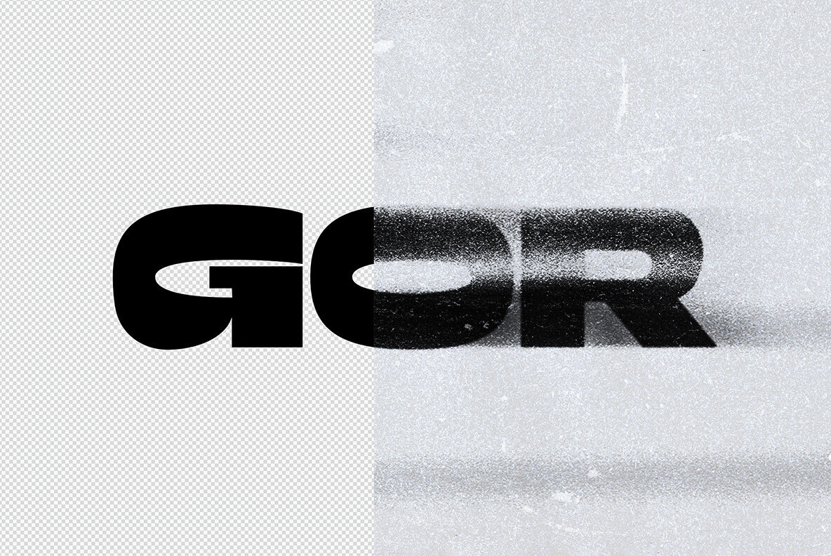 Bad Print Text   Logo Effect 3