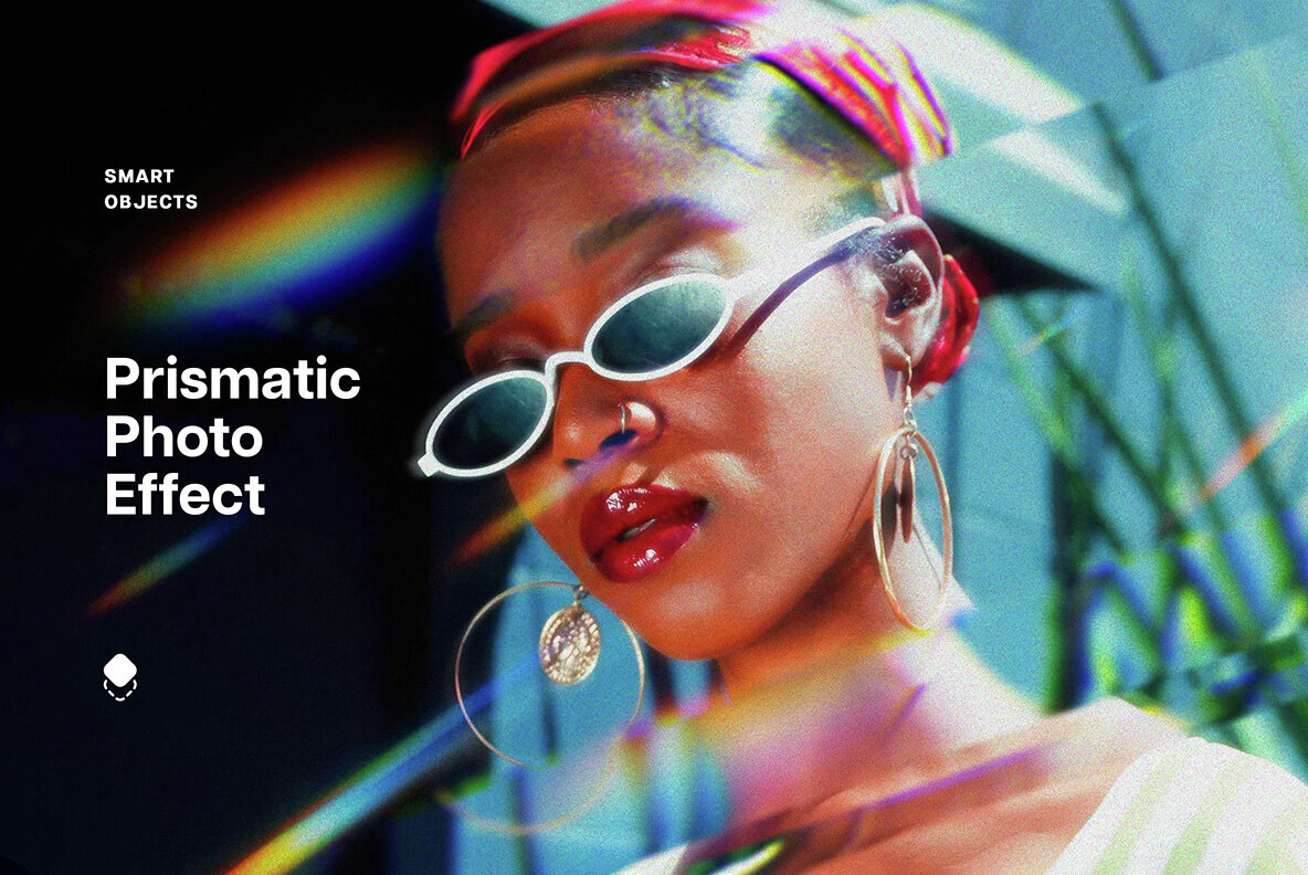 Prismatic Chrome Lens Photo Effect 1