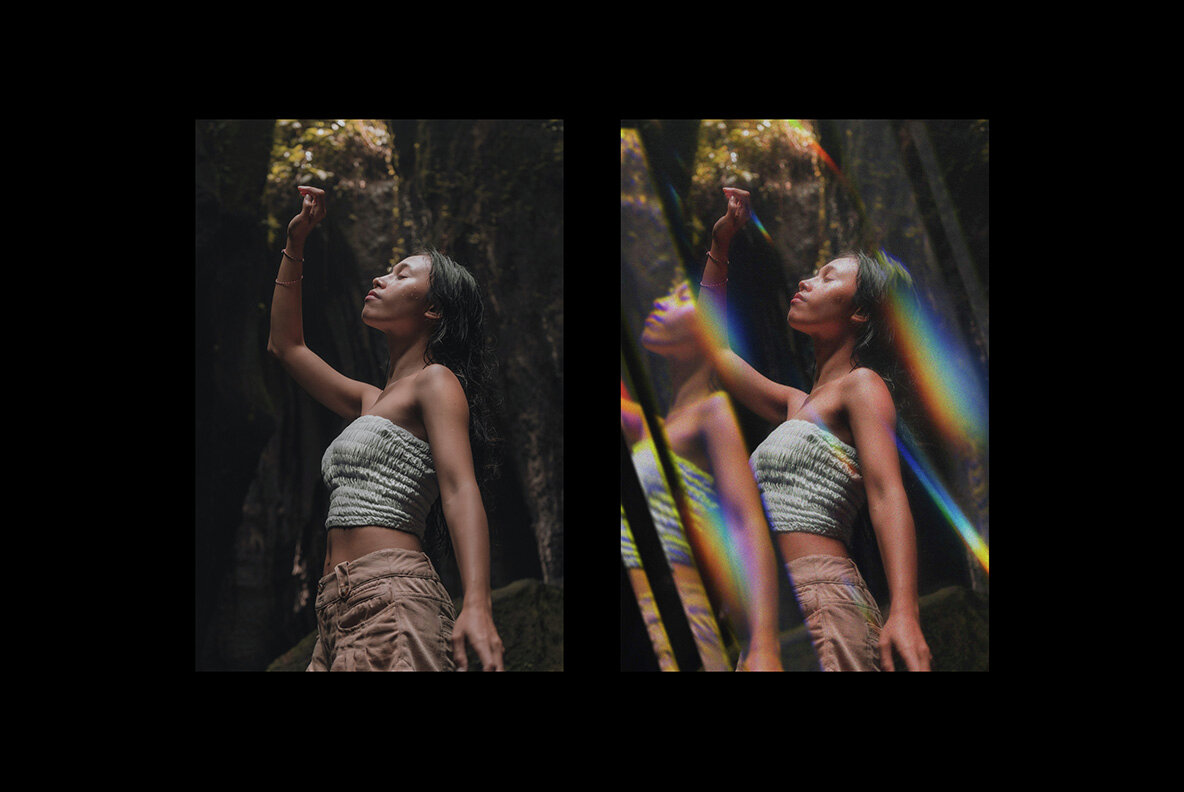 Prismatic Chrome Lens Photo Effect 5