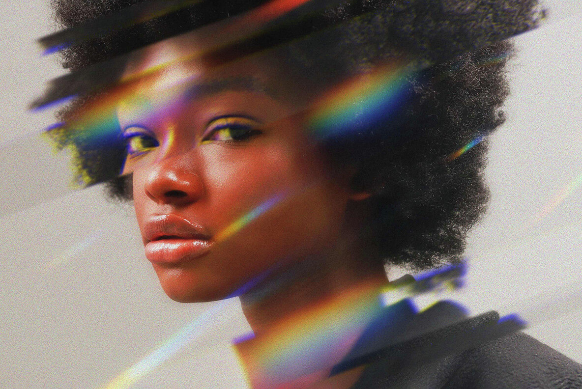 Prismatic Chrome Lens Photo Effect 7