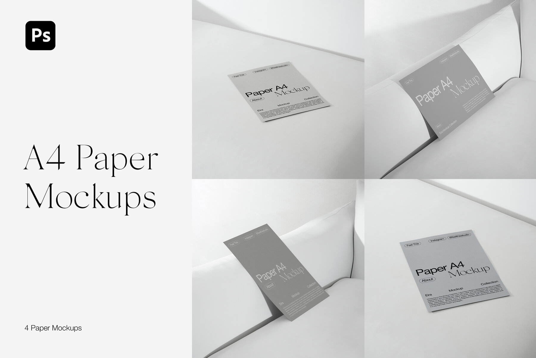 A4 Paper Mockups 1