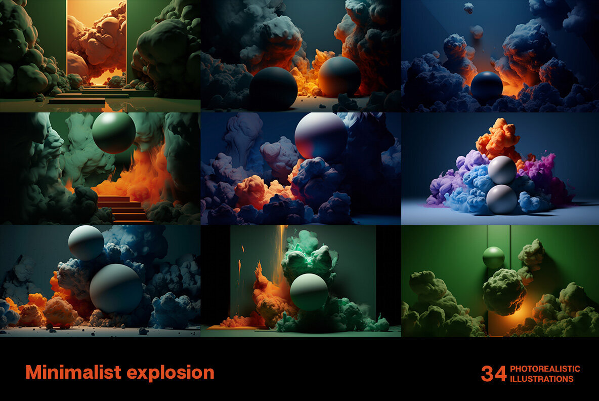 Minimalist explosion 2