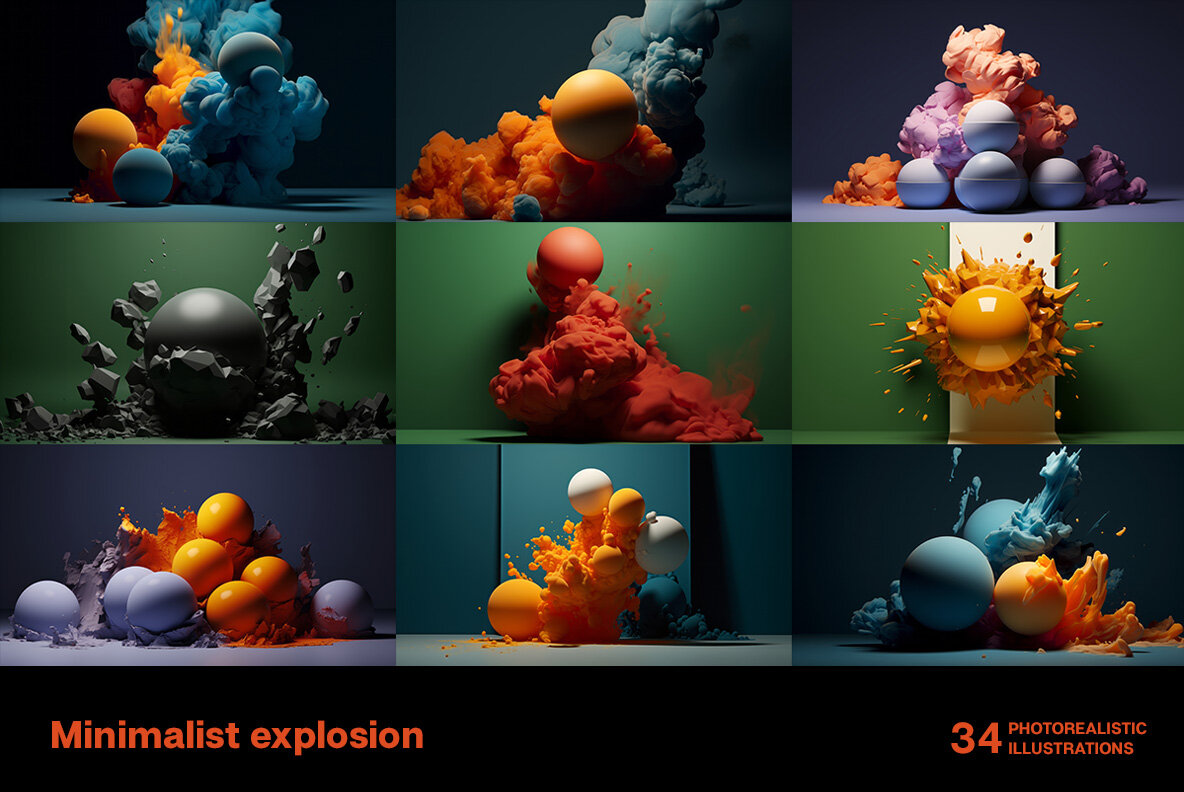 Minimalist explosion 4