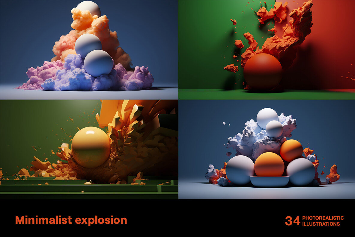 Minimalist explosion 5