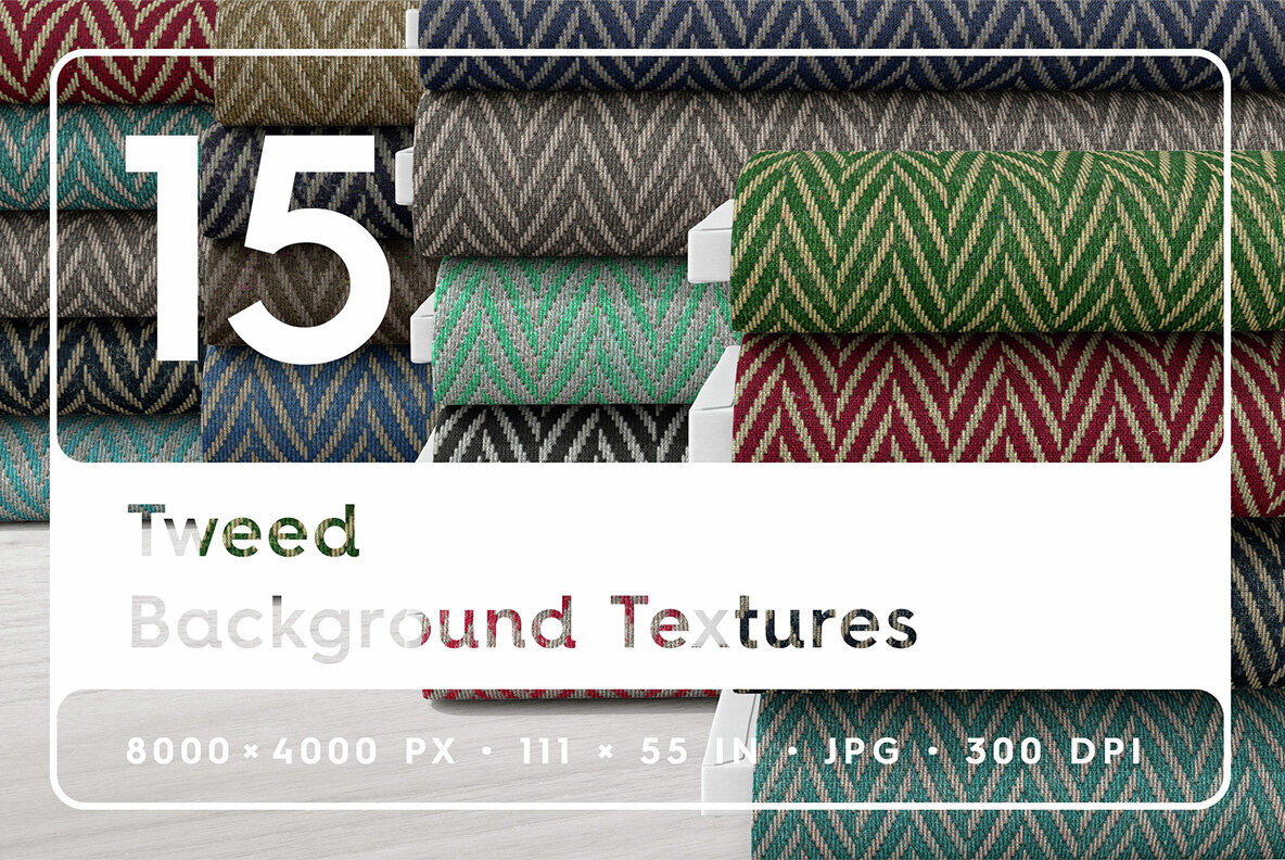 15 Tweed Background Textures 1