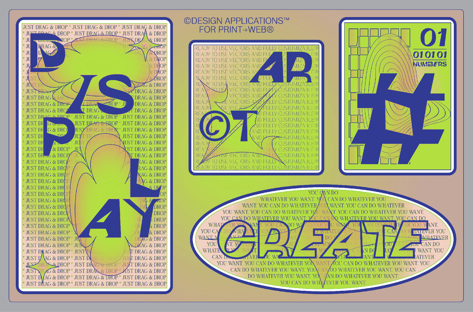 Type Design Vectors 4