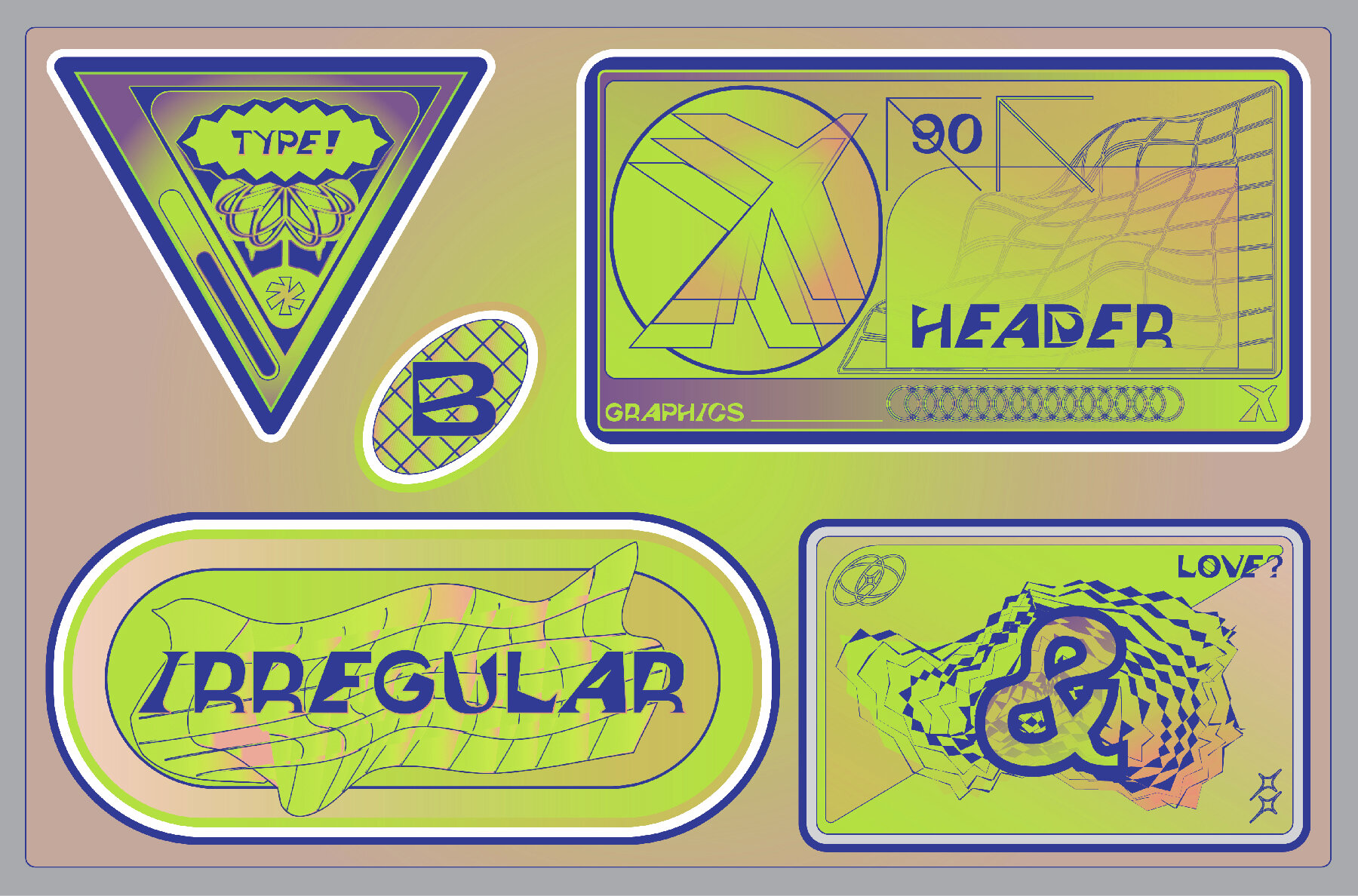 Type Design Vectors 5