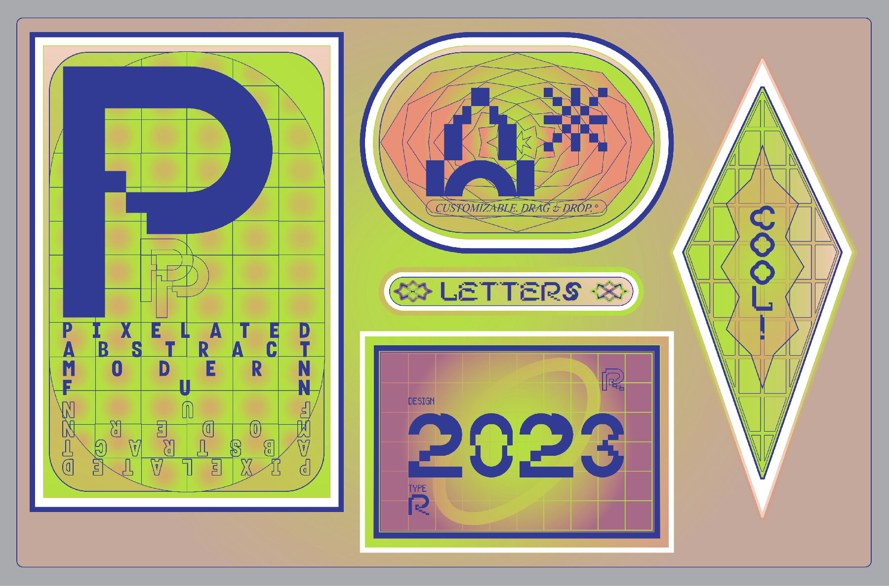 Type Design Vectors 6