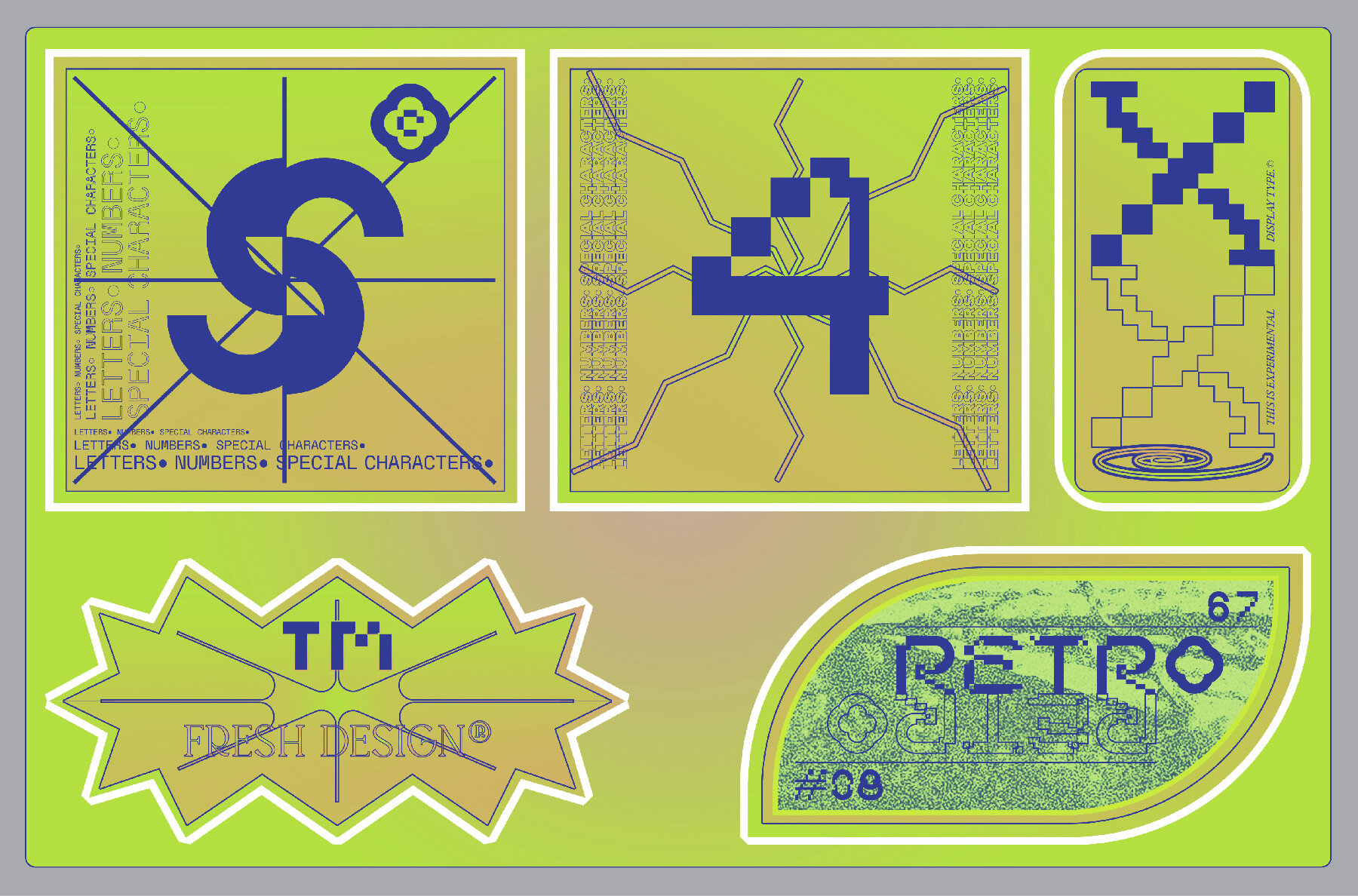 Type Design Vectors 7