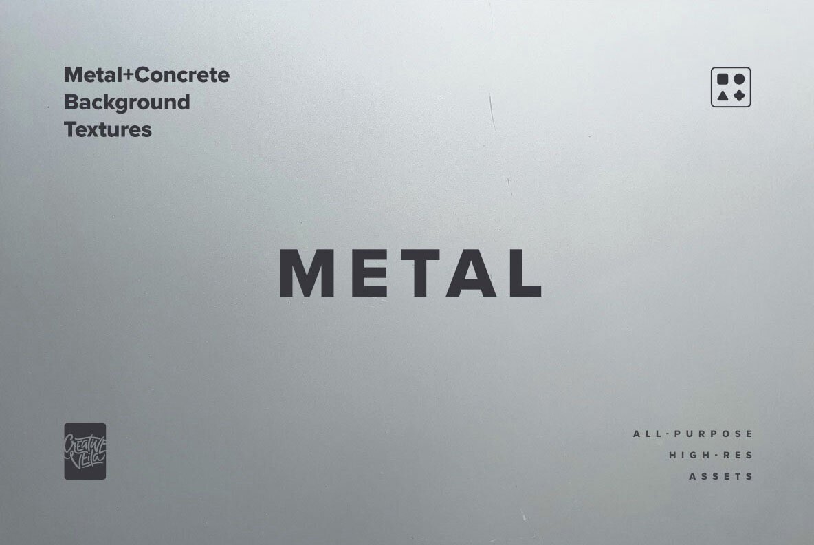Brutalist Metal and Concrete Background Textures 2