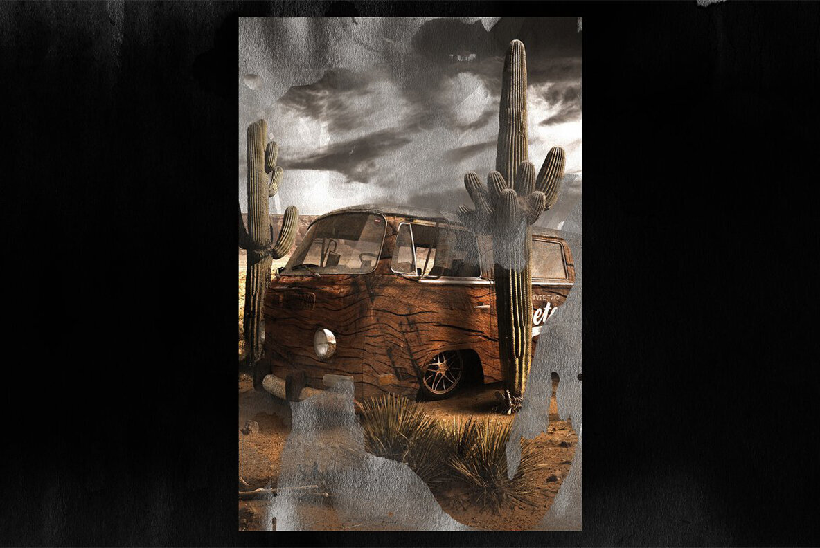 Old Grunge Paper Retro Y2K Textures 3