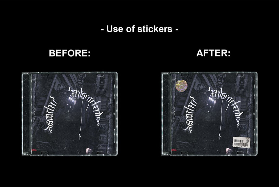 Music CD Cover Mockup Pack 9