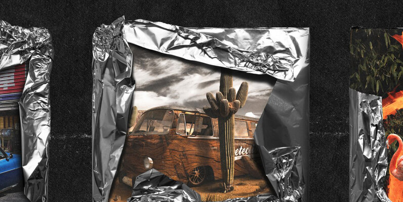 Metallic Wrap Mockup Pack