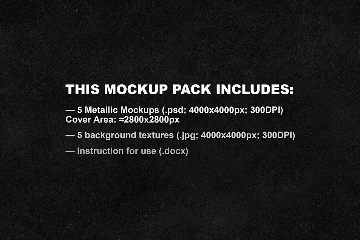 Metallic Wrap Mockup Pack 2