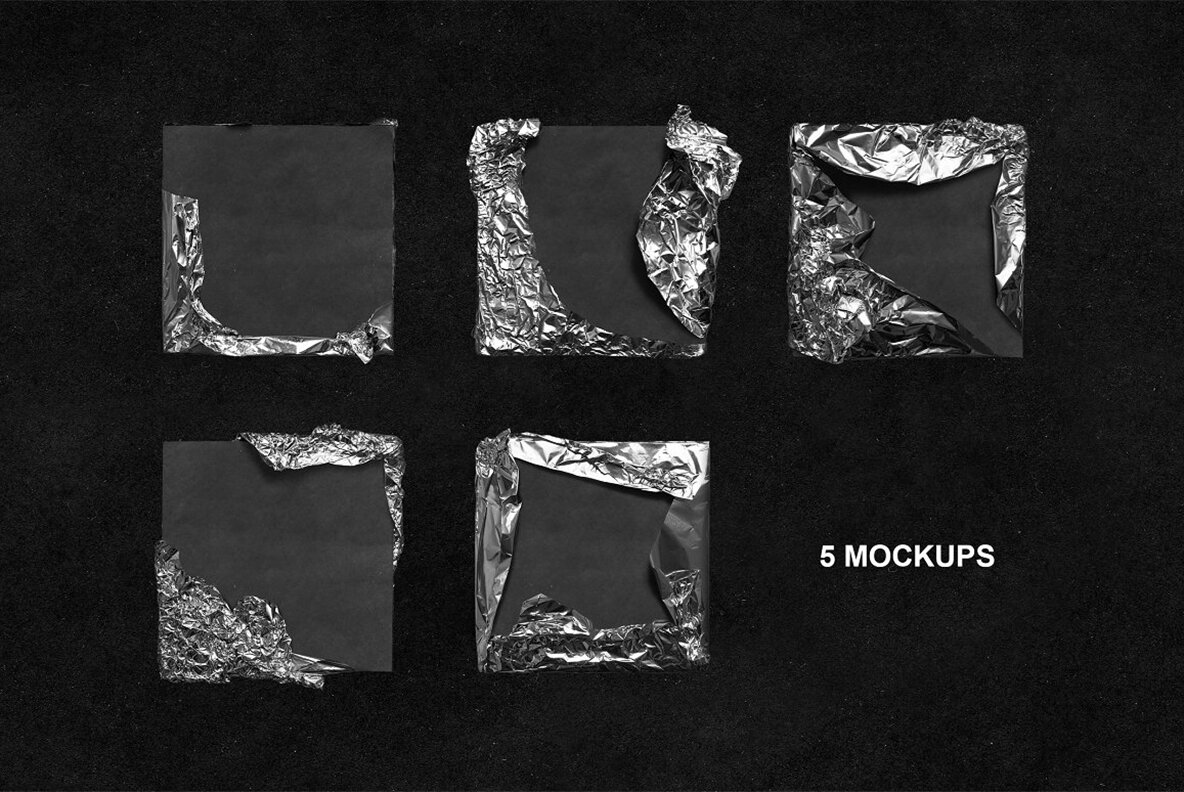 Metallic Wrap Mockup Pack 6