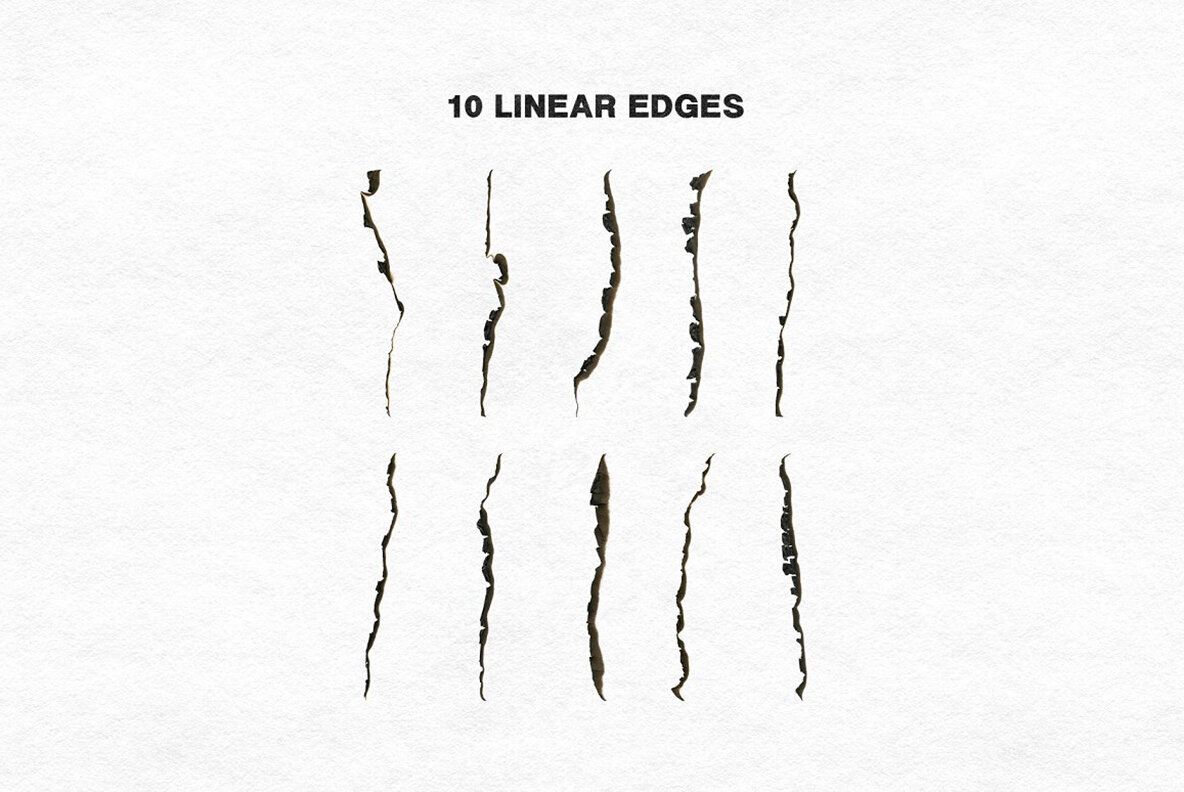 Burned Paper Edges Pack 3