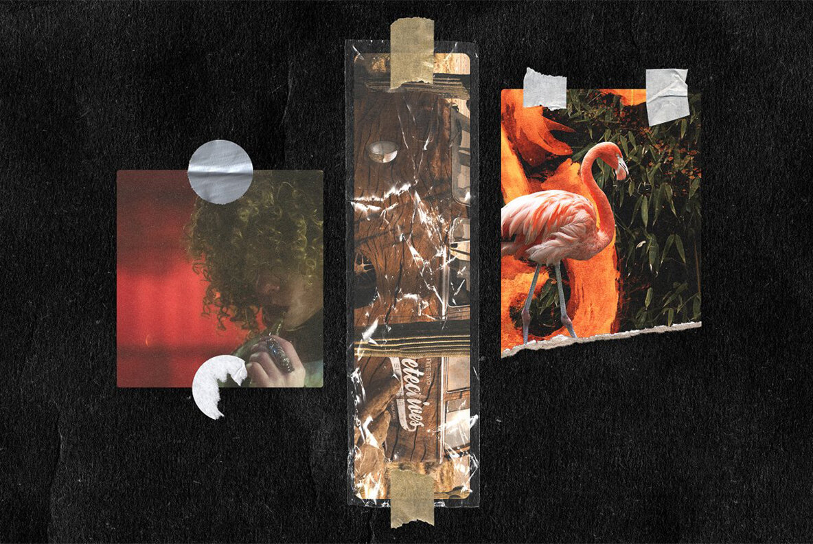 PNG Tape lines   circles shapes pack 6