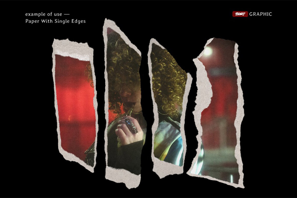 Tooorn   Series of Torn Paper Mockup 4