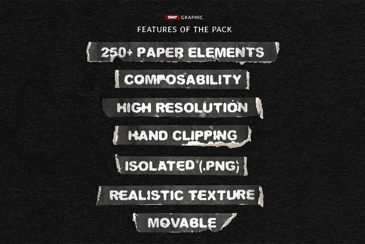 Tooorn   Series of Torn Paper Mockup 9