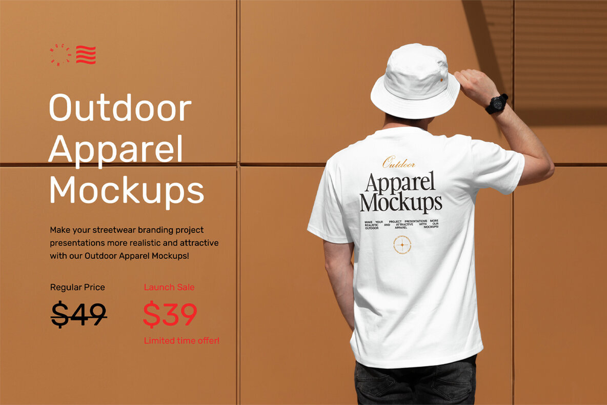 Apparel Mockups   Outdoor Scenes 2
