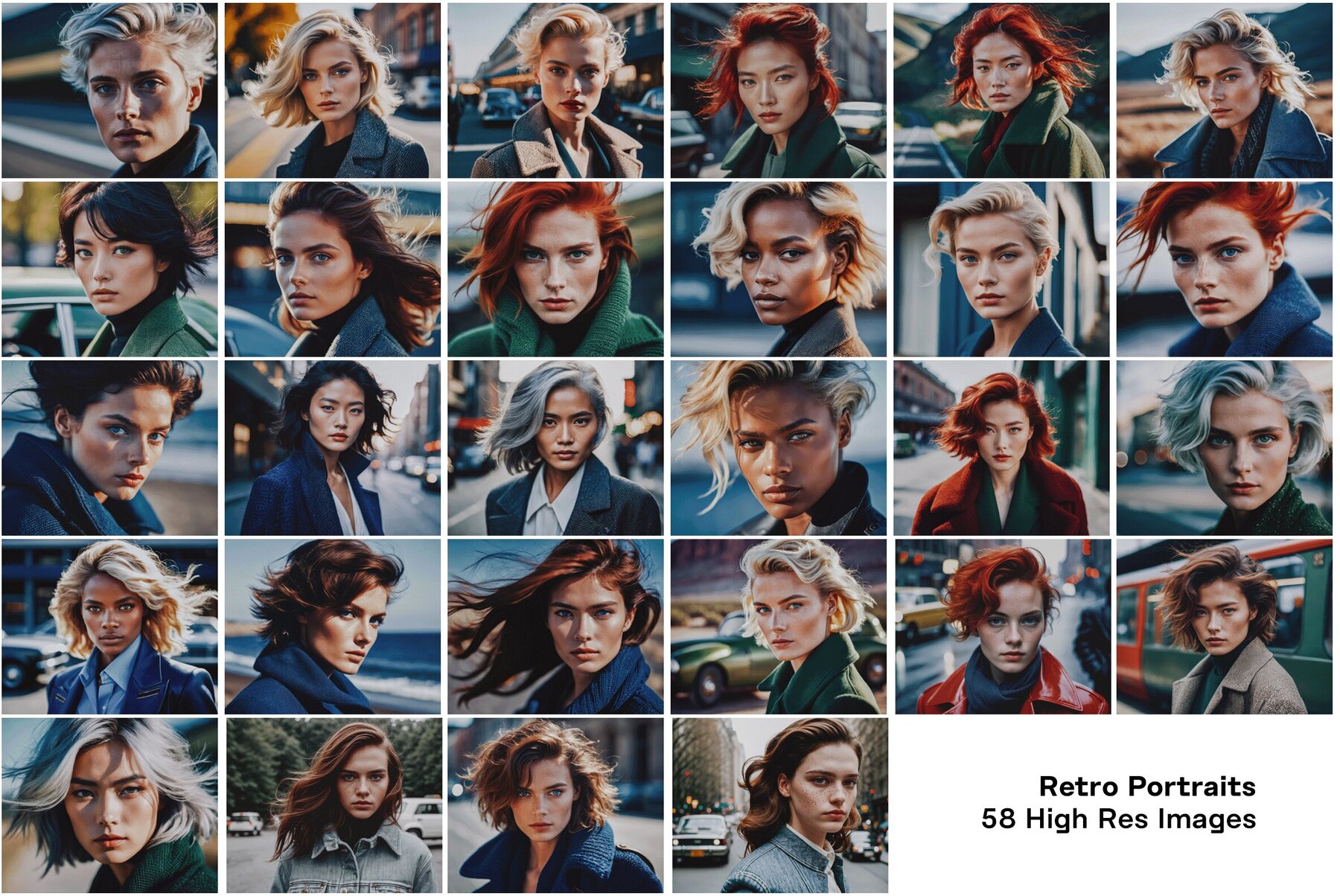 Retro Portraits Collection 1 11