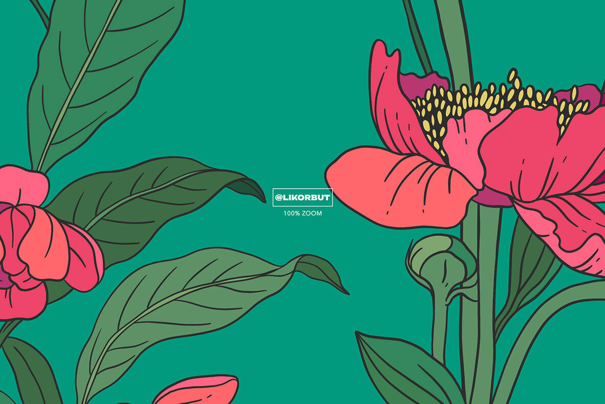 Rustle Botanical Pattern and Motifs 3