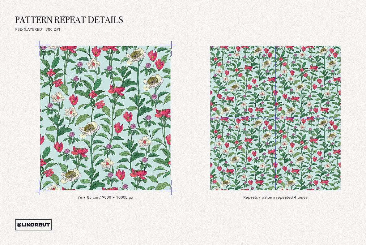 Rustle Botanical Pattern and Motifs 6