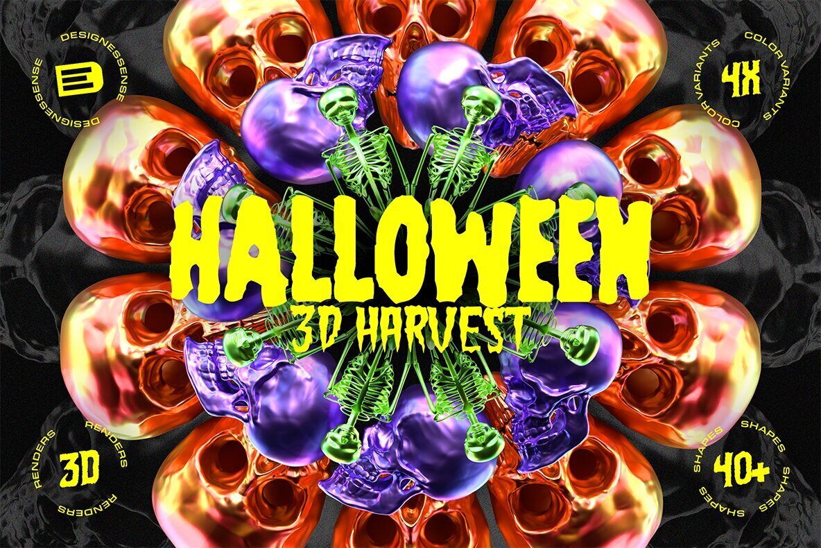 3D Halloween Collection 1