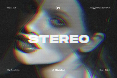 Stereo Anaglyph Distortion Effect