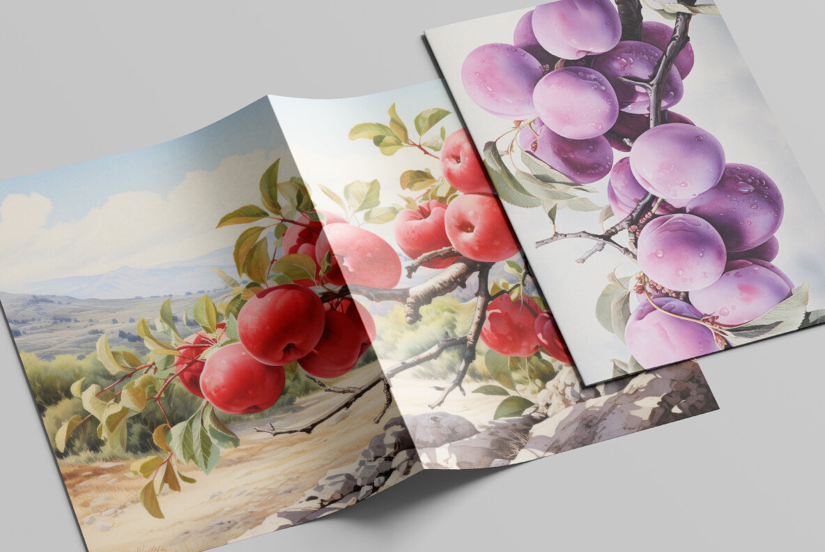 Fruit tree branch 11