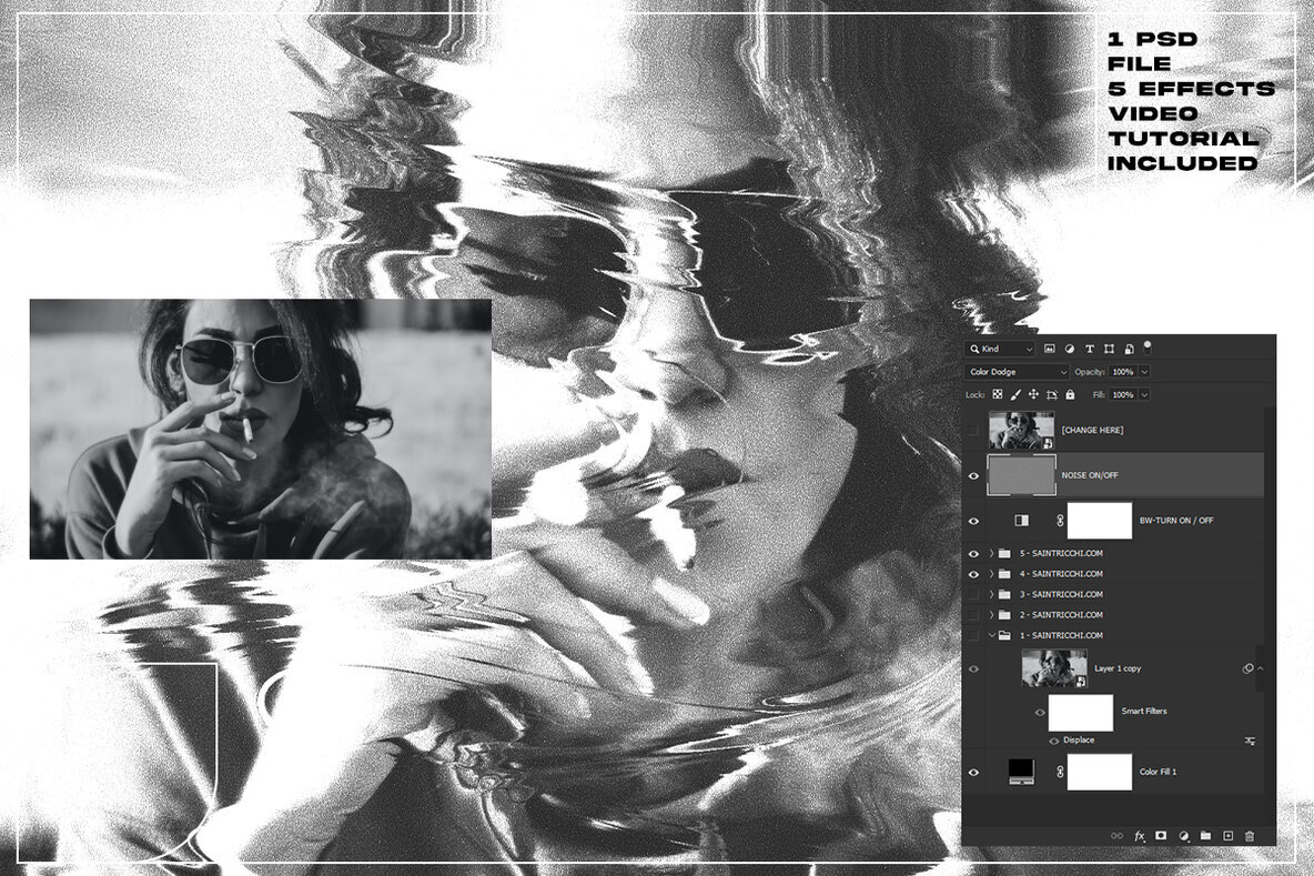 Liquid   Distressed Effect for PS 3