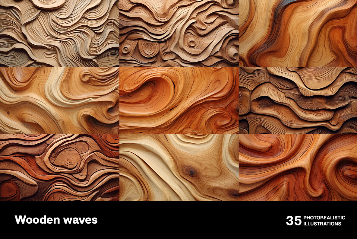 Wooden Waves 4