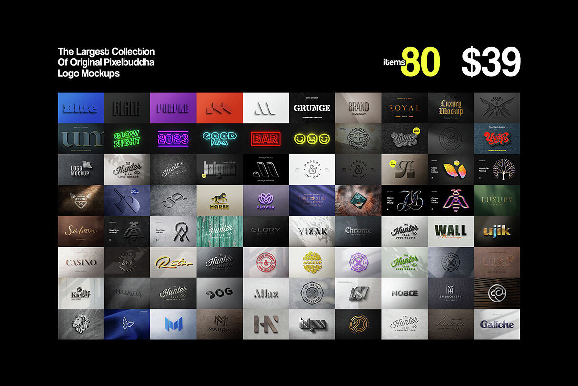 Logo Mockups Ultimate Bundle 2