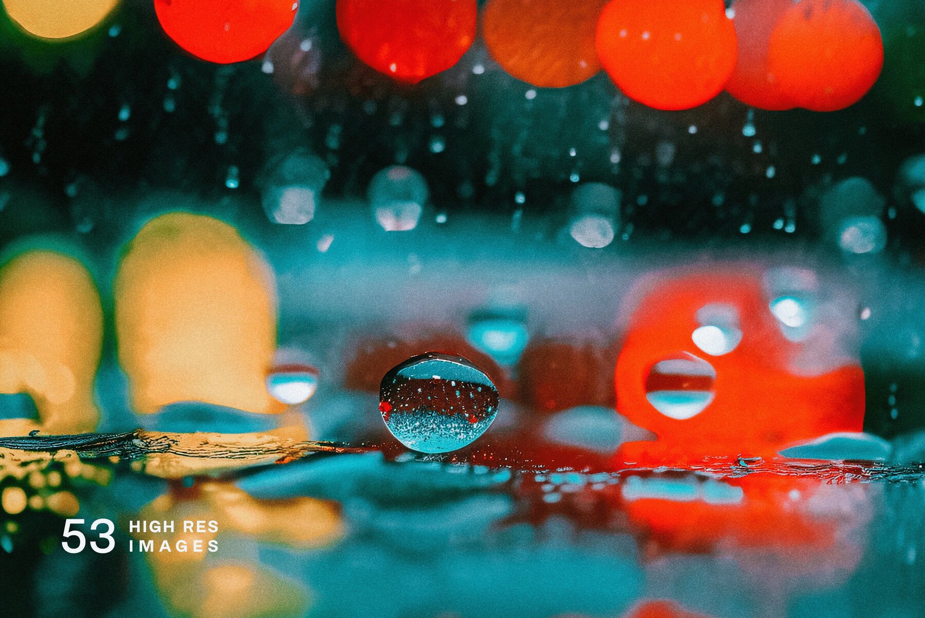Bokeh Rain 9