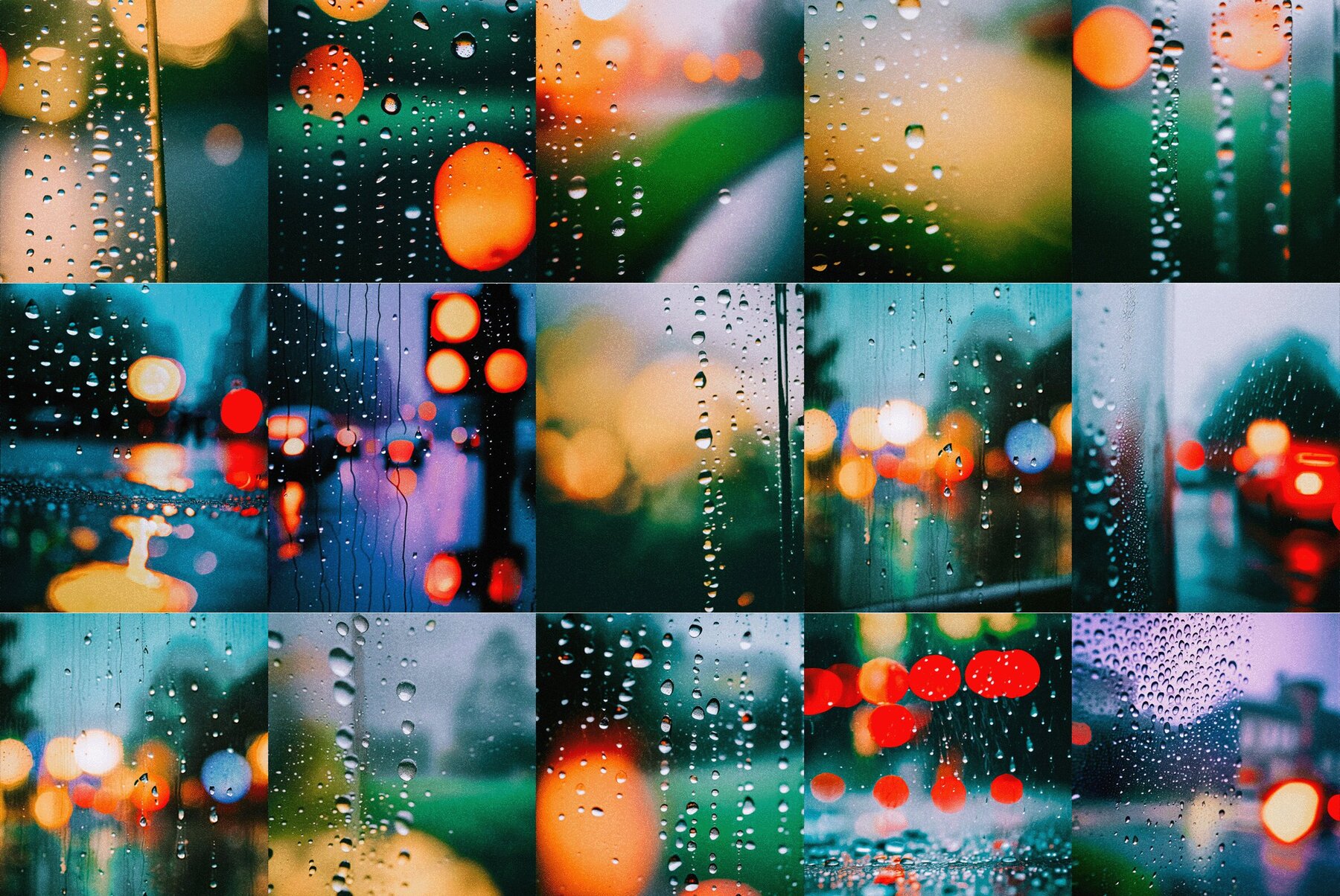 Bokeh Rain 11