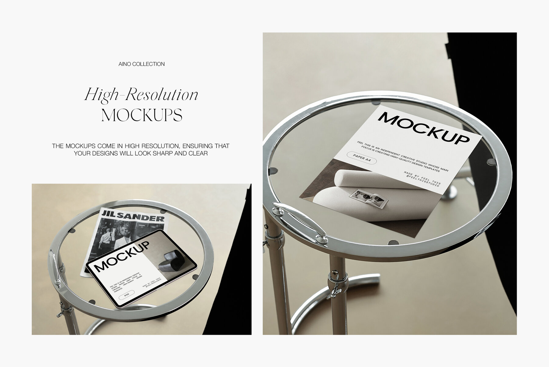 iPhone 14 Pro   MacBook Pro   iPad Air   Paper A4 Mockups 6