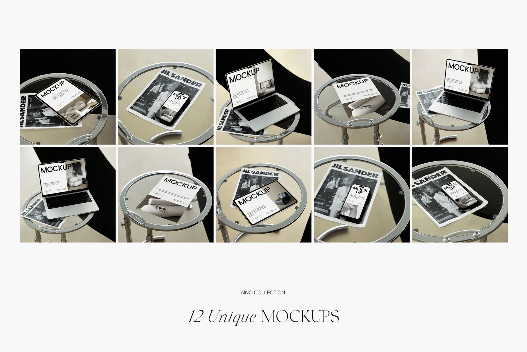 iPhone 14 Pro   MacBook Pro   iPad Air   Paper A4 Mockups 8