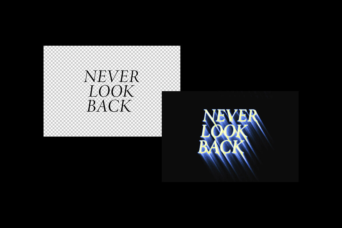 Rushing Text Effect 7