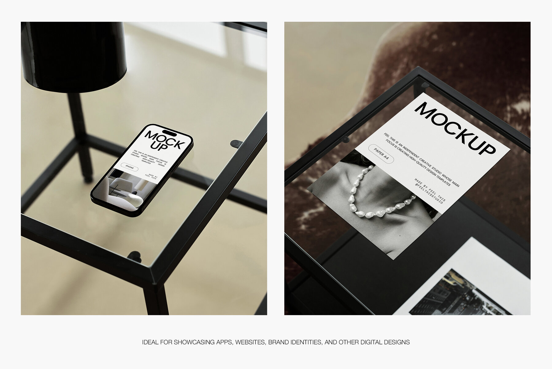 iPhone 14 Pro   MacBook Pro   iPad Air   Paper A4 Mockups 4