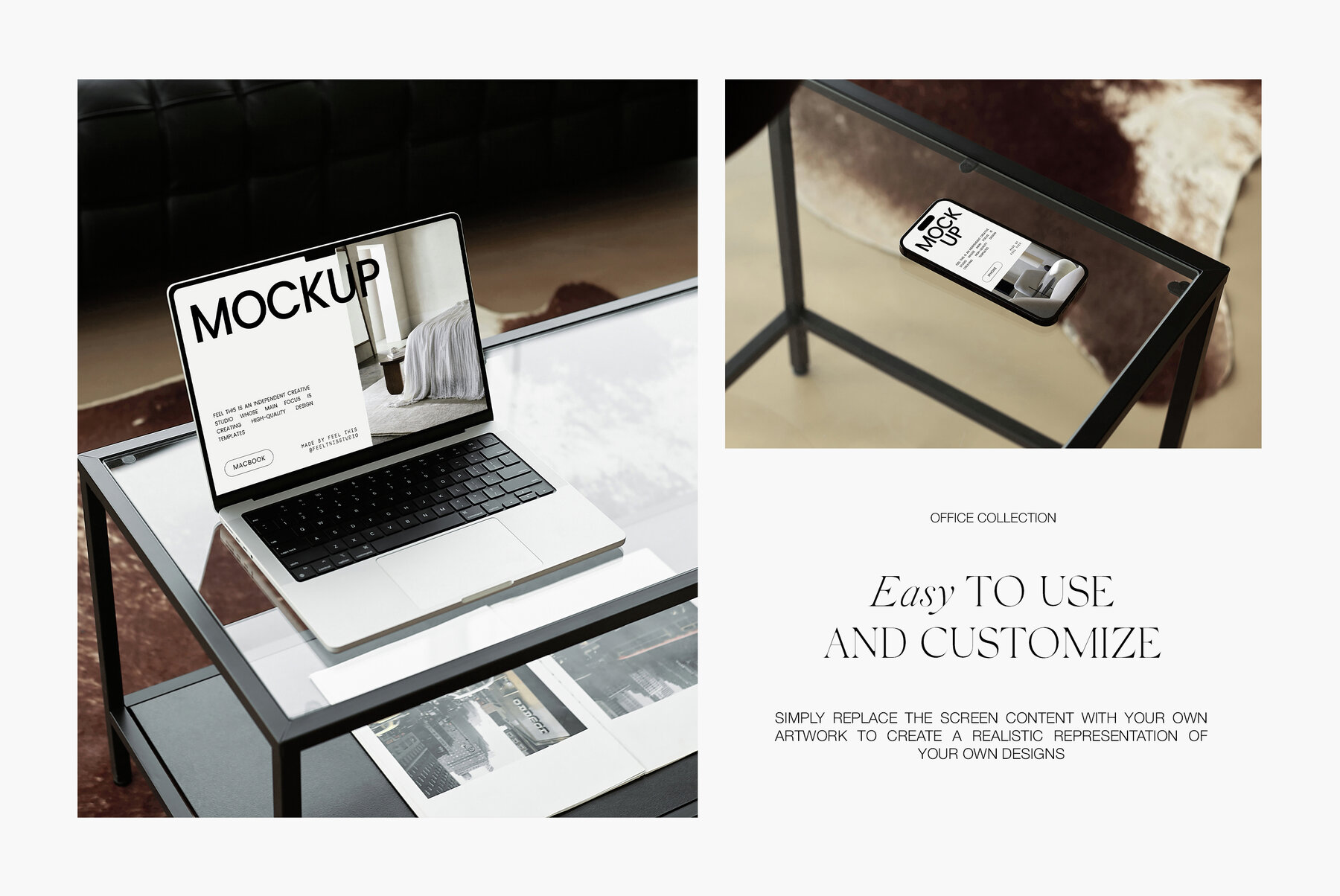 iPhone 14 Pro   MacBook Pro   iPad Air   Paper A4 Mockups 5