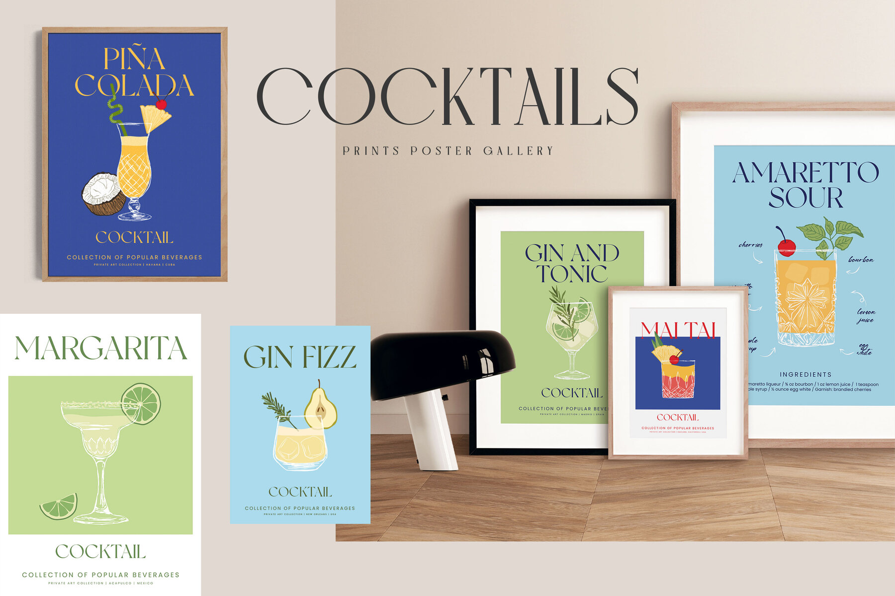 Cocktail Prints Posters 4