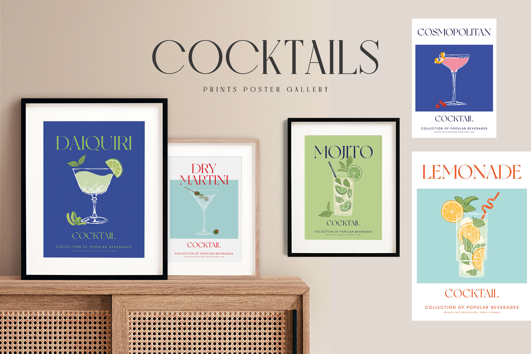 Cocktail Prints Posters 10