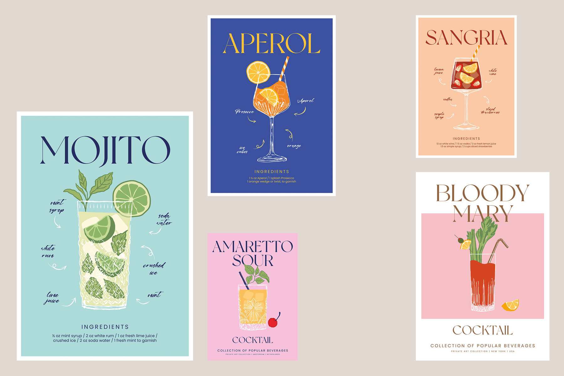 Cocktail Prints Posters 13